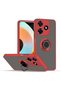 Tecno Spark 10C Case with Camera Protection, Ring Holder, Magnetic Stand, Frosted Back Cover
