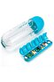 Water Bottle with Medicine Box |   Bpa-Free, Leak-Proof Portable Bottle - 2