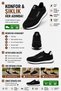 Unisex Black and White Lace-Up Daily Comfortable Casual Comfortable Lightweight Soft Non-Slip Comfortable Sole Mesh Sneaker Sports Shoes Suitable for Daily Use - 7