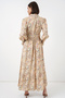 Women's Belted Hijab Dress 2589 - Yellow - 4