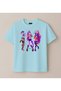Kpop Demon Hunters Hunterix Demon Hunters Zoey Mira Rumi Design Printed Girls' T-Shirt (Ages 4-13)