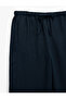 Linen Look Straight Fit Straight Leg Trousers with Pockets - 6