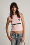 Epona Women's Soft and Flexible Fabric T-Shirt with Print Detail in Pink