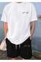 T-Shirt Shorts Ki̇ng Handwritten Set Unisex