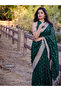 Green Cotton-Silk Saree - MAF3101 - Green