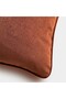 "Rust" Velvet Textured Throw Pillow Cover - 30X50 - 2