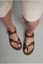 Women's Brown Flip Flops Women's Sandals Summer Sandals Flip Flops Veyron06 - 2