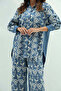 Navy Cotton Casual Wear
