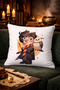 Harry Potter Game Anime Themed Throw Pillow Cover – 43X43 Decorative Pillowcase Double-Sided Printing - 4