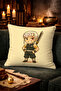 Demon Slayer Uzui Game Anime Themed Throw Pillow Cover – 43X43 Decorative Pillowcase Double-Sided Printing - 4
