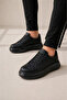 Black Lace-Up Men's Sneakers - 2