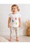 Baby Girl Sunshine Printed Fruit Patterned Half Tights Summer Set