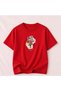 October Print Detailed Women's Crew Neck Cotton T-Shirt