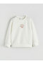 Printed Girls' Soft Touch Sweatshirt and Sweatpants - 2