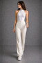 Lycra Striped Palazzo Trousers -