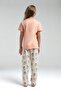 Girl's Too Pretty Print Set 2-8 Years Salmon - 2