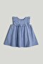 Blue Broderie Dress