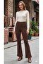 2-Piece Cotton Lycra Fabric Spanish Flare Leggings Trousers - 2
