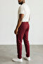 Men's burgundy oversized cima pattern modal jogger sweatpants - 6