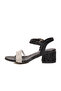 26A98 P Black Girls' Heeled Sandals - 3