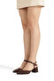 Brown Suede Karniyarik Pointed Toe 5cm Coated Heel New Season