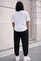 Women / Men Brooklyn Printed Unisex Tracksuit Set Oversize – Comfortable Fit Jogger Bottom T-Shirt Combination - 2