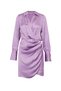 rochie scurtă mov deschis - 5
