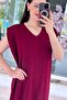 V-Neck Modal Dress 6Y181 - 4