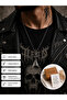 Megadeth Themed Guitar Necklace Unisex Metal Music Chain Accessory - 2