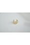 Kkr042 Zircon Stone Chain Model Gold Sparkle Earrings - 2