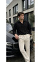 Men's Premium Muslin 100% Cotton Oversize Long Sleeve Shirt - 2