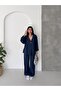 Women's Modal Fabric Bat Sleeve Kimono Double Set - 6
