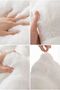 Bubble Rabbit Hair Ultra Soft Plush Hollow Zippered Throw Pillow Cover 1 Piece 43X43 - 2
