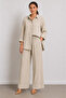 Oversize Slit Tunic Trousers Set