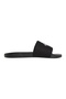 Women's Brand Logo Black Slippers Suitable for Daily Use