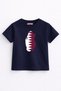 Qatar Outline Minimal Kids T-Shirt