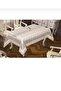 Tablecloth – Dertsiz 12-Person Single Tablecloth Dowry Gift Box Dertsiz Stain-Resistant Garden Linen - 5