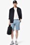 Men's Slim Fit Bermuda Shorts Men's Slim Fit Cotton Bermuda Shorts Blue - 4