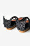 Black Heel Butterfly Girls Shoes - 3