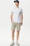 Men's Slim Fit Organic Cotton Beige Bermuda Shorts Men's Slim Fit Organic Cotton Bermuda Shorts - 5