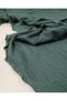 Dark Green Knitted Fabric Soft Like Dough Cardigan & Sweater Length: 130cm