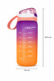 1 Liter Motivational Water Bottle with Time & Measurement Indicator Sports Water Bottle - 2