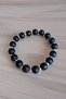 Onyx Stone Striped 10mm Onyx Stone Bracelet Dorika Unisex Bracelet Real Natural Stone - 2