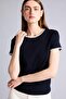 Slim Fit Crew Neck Ribbed Short Sleeve Cotton T-Shirt G1596Ax26Sp
