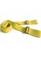 Organic Cotton Yoga Belt and Adjustable Mat Carrying Strap Yellow - 2