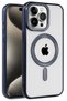 Ilkeshop New iPhone 15 Pro Max Case Kronos Magsafe Cover (100506) - Navy Blue