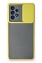 Ilkeshop New Galaxy A53 5g Case Palm Frosted Camera Sliding Silicone (111843) - Yellow