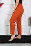 Women's Cotton Combed Single Bottom Pajamas Cream 27513 - 3