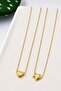 Set of 2 Heart & Star Necklaces – Minimal Stylish Combination Necklace - 2