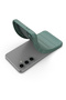 Galaxy S25 Fe Compatible Case with Hollowed Out Back Surface Design Ethnic Silicone T39362 - Dark Green - 4